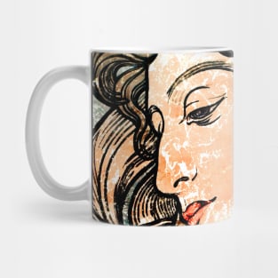 Art Nouveau Goddess Mug